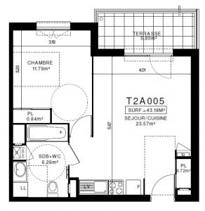 Location Appartement 2 pi�ces CLERMONT-FERRAND 63000