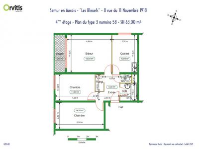 Location Appartement 3 pi�ces SEMUR-EN-AUXOIS 21140