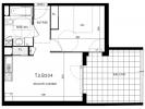 Location Appartement Clermont-ferrand  63000 2 pieces 43 m2