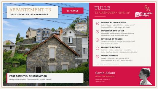 Vente Appartement 3 pi�ces TULLE 19000