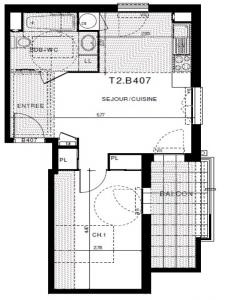 Location Appartement 2 pi�ces CLERMONT-FERRAND 63000