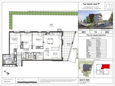 Vente Appartement 4 pièces PAU 64000