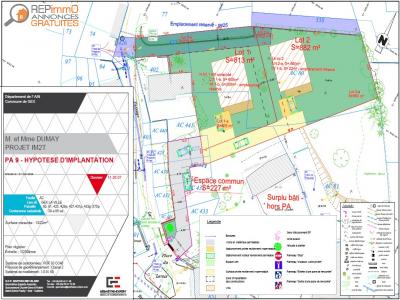 Vente Terrain GEX 01170