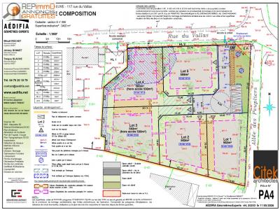 Vente Terrain VILLENEUVE 01480