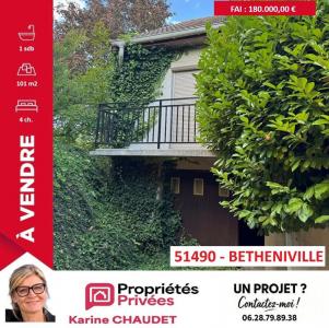 Vente Maison 5 pièces BETHENIVILLE 51490