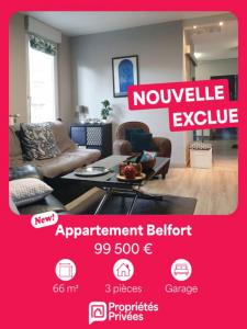 Vente Appartement 3 pièces BELFORT 90000