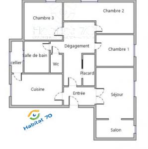 Location Appartement 5 pièces LURE 70200