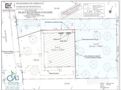 Vente Terrain FRONTIGNAN 34110