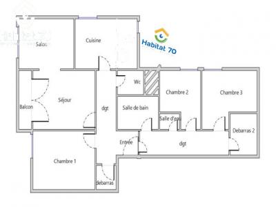 Location Appartement 5 pièces PLANCHER-LES-MINES 70290