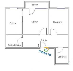 Location Appartement 2 pièces PLANCHER-LES-MINES 70290